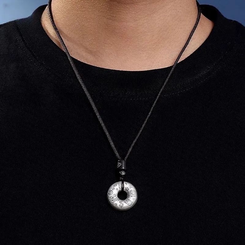 CUTE DAME Sterling Silver Necklaces Unisex-4