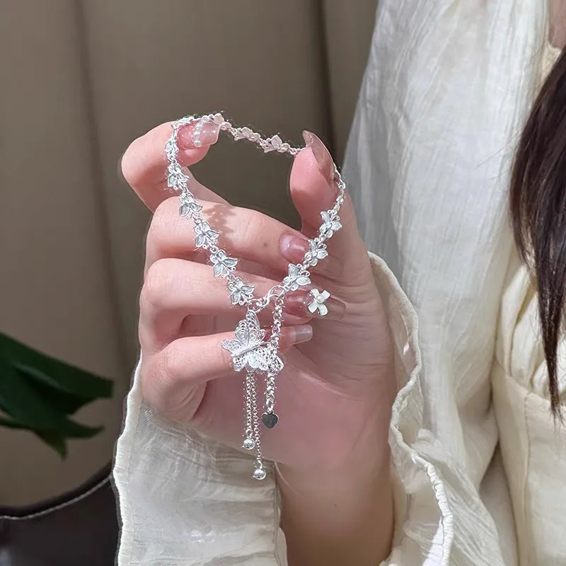 CUTE DAME Sterling Silver Bracelets Women's Silver-3