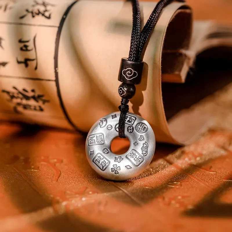 CUTE DAME Sterling Silver Necklaces Unisex-1