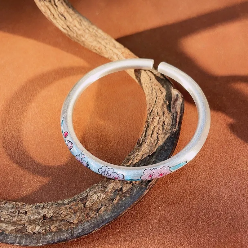 CUTE DAME S999 Sterling Silver Bracelets Women's Silver-5
