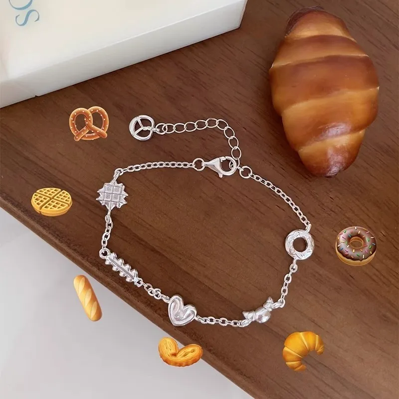 CUTE DAME Sterling Silver Bracelets Women's-1