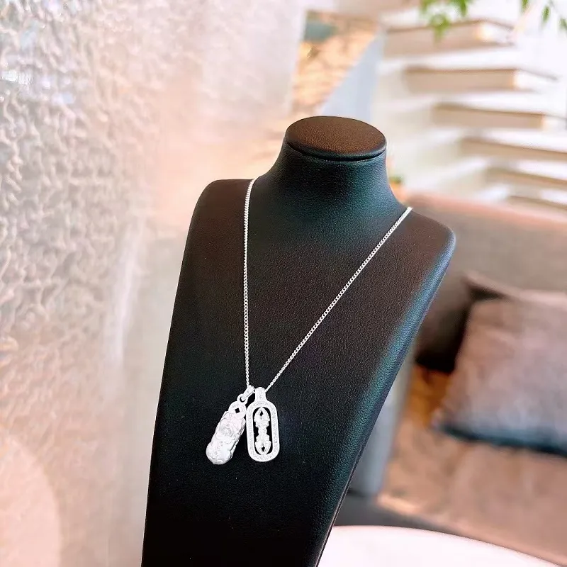 CUTE DAME S990 Sterling Silver Necklaces Women's Silver-2