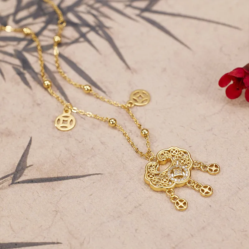 CUTE DAME 925 Sterling Silver Necklaces Women's-3