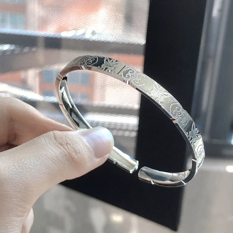 CUTE DAME S999 Bangles Women's Silver-3