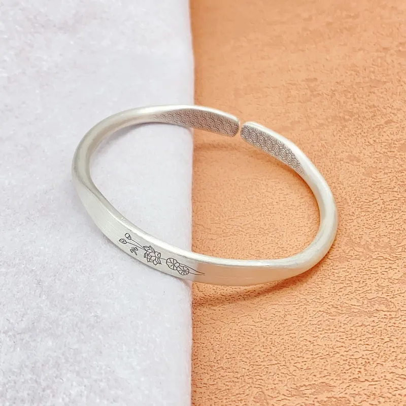 CUTE DAME S999 Sterling Silver Bracelets Women's Silver-1