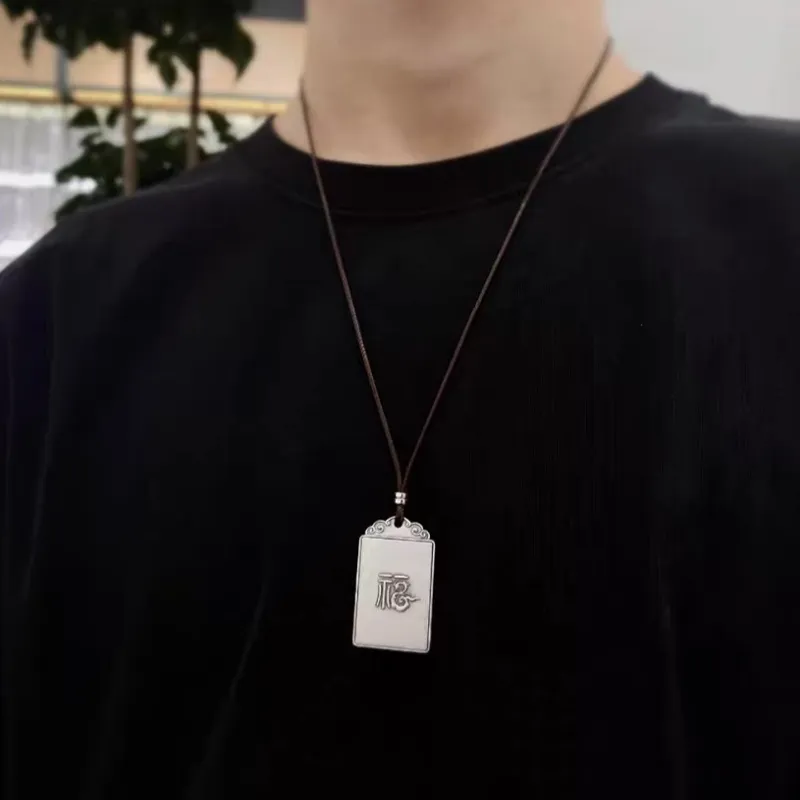 CUTE DAME 999 Fine Silver Necklaces Unisex Silver-2