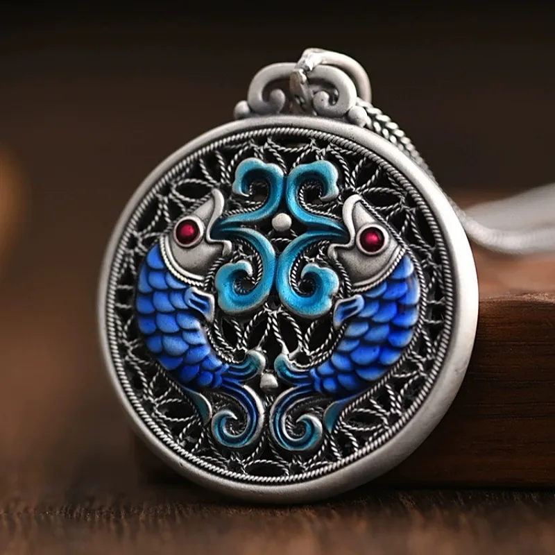 CUTE DAME S999 Sterling Silver Necklaces Unisex Silver-3