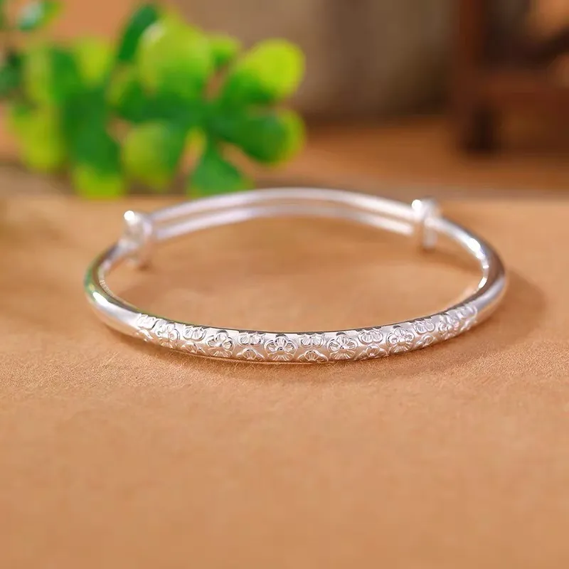 CUTE DAME 999 Fine Silver Sterling Silver Bracelets Women's Silver-2