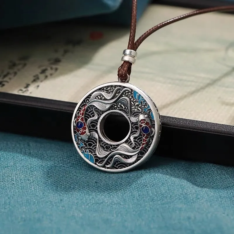 CUTE DAME S999 Fine Silver Sterling Silver Necklaces Unisex Silver-1