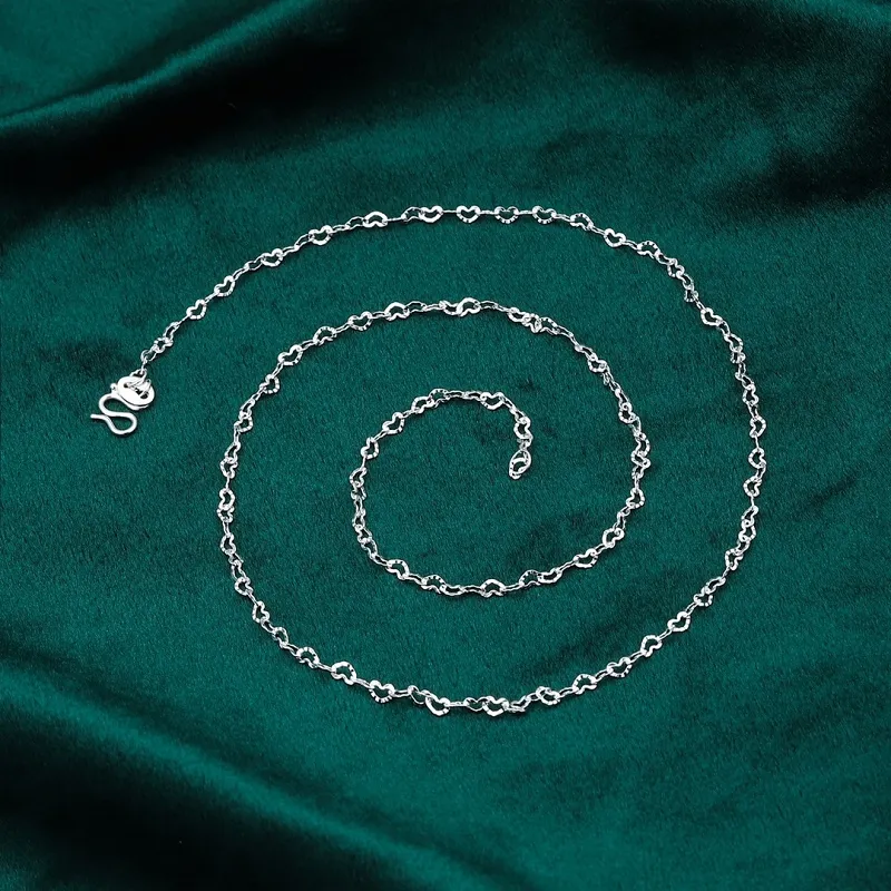 CUTE DAME S999 Sterling Silver Necklaces Women's Silver-3