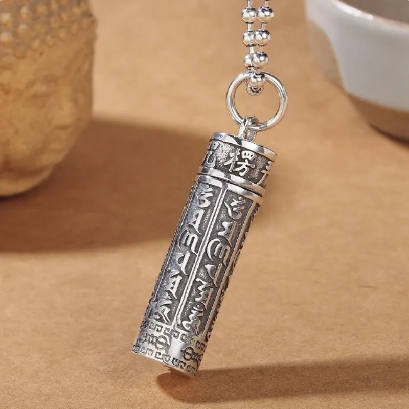 CUTE DAME S999 Fine Silver Sterling Silver Necklaces Unisex Silver-5