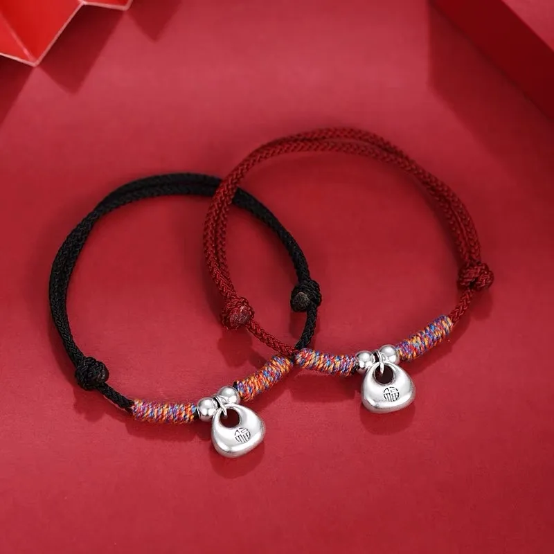 CUTE DAME S999 Pure Silver Bracelets Unisex Silver-1