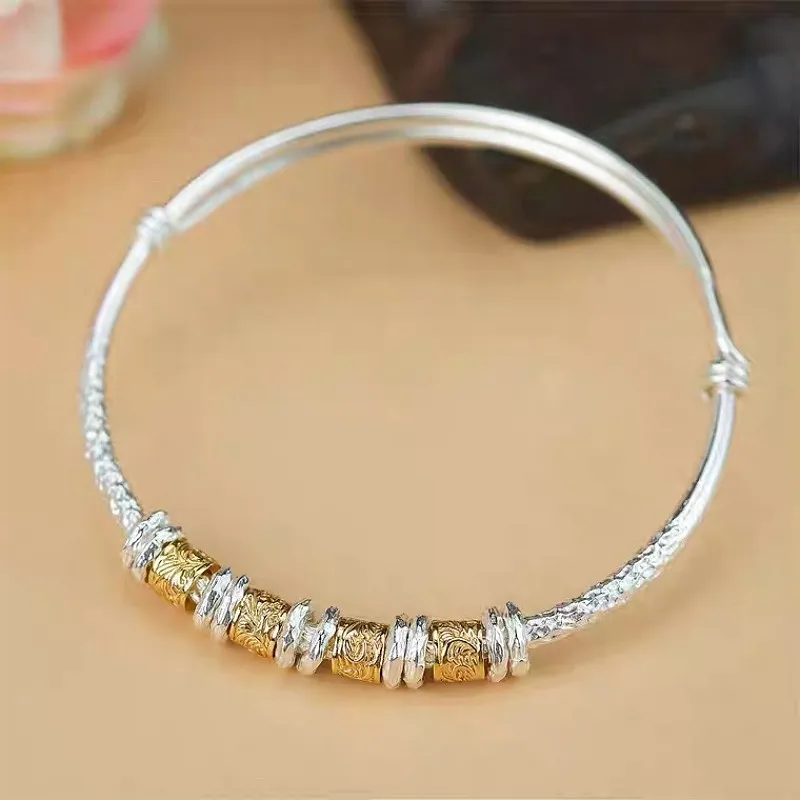 CUTE DAME S999 Sterling Silver Bracelets Women's Silver-1