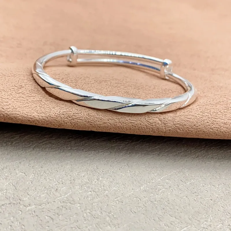 CUTE DAME S999 Fine Silver Sterling Silver Bracelets Women's Silver-1