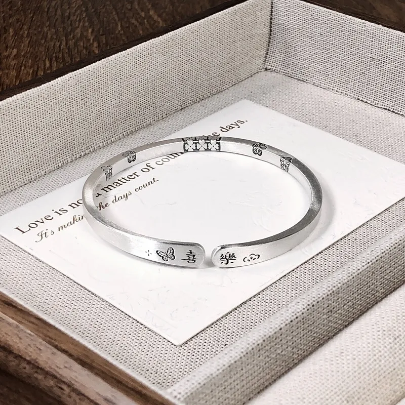 CUTE DAME S999 Sterling Silver Bracelets Women's Silver-4