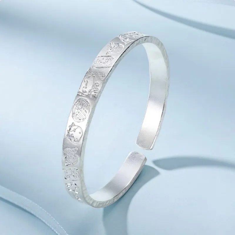 CUTE DAME 999 Fine Silver Sterling Silver Bracelets Women's Silver-4