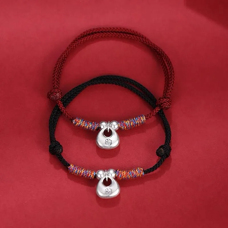 CUTE DAME S999 Pure Silver Bracelets Unisex Silver-7