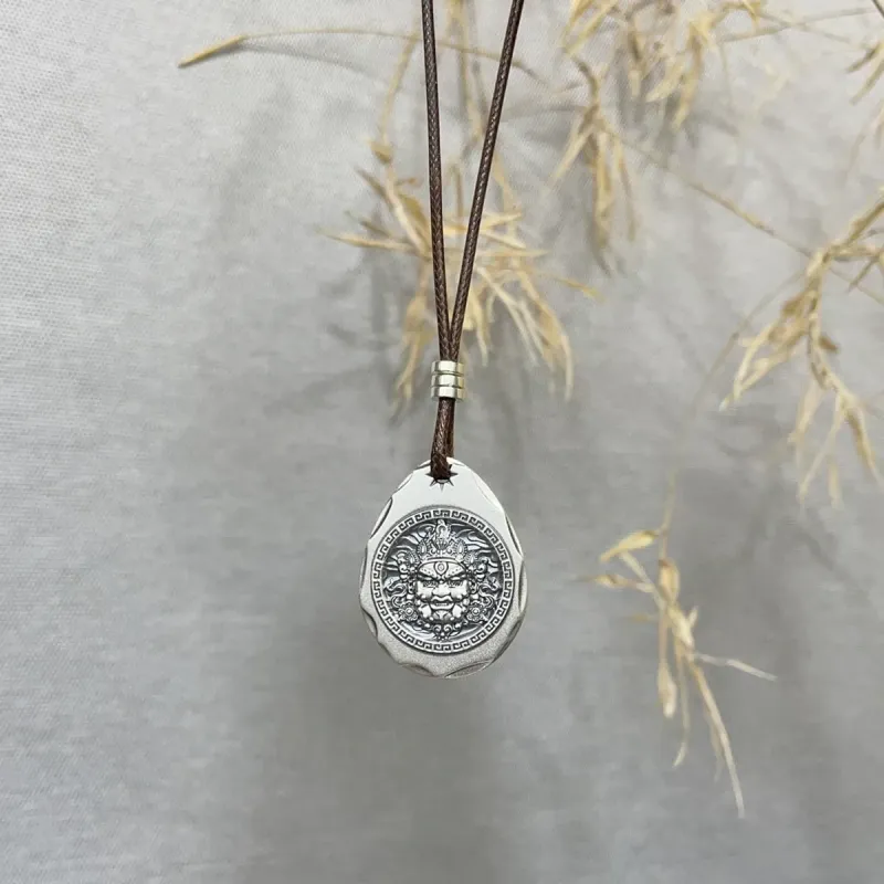 CUTE DAME Sterling Silver Necklaces Unisex-1
