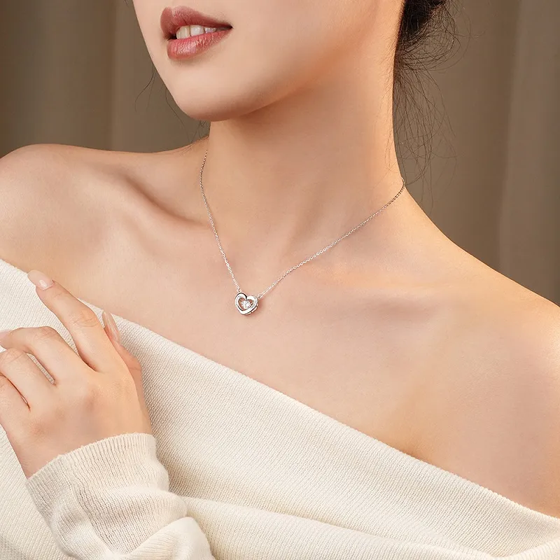 CUTE DAME S925 Silver Necklaces Women's Silver-5