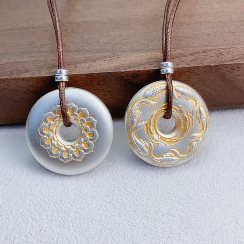 CUTE DAME S999 Fine Silver Sterling Silver Necklaces Unisex Silver-2