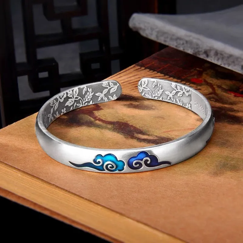 CUTE DAME S999 Sterling Silver Bracelets Women's Silver-4
