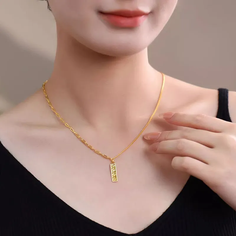 CUTE DAME Sterling Silver Necklaces Women's-3