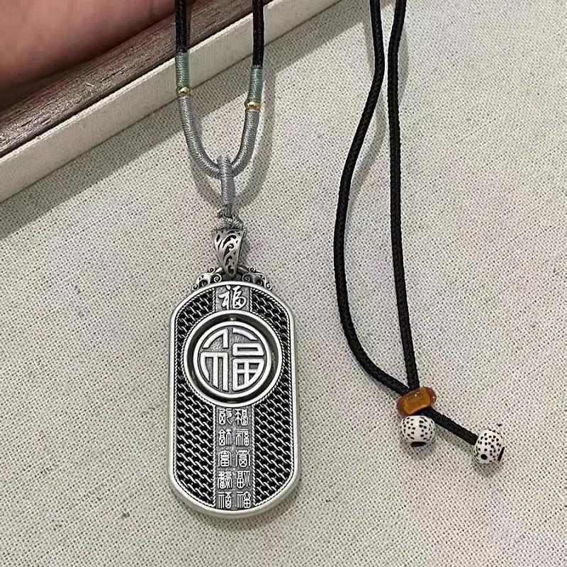 CUTE DAME S999 Sterling Silver Necklaces Unisex Silver-4
