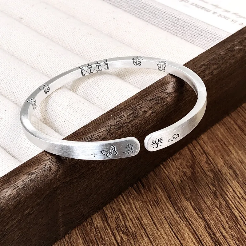 CUTE DAME S999 Sterling Silver Bracelets Women's Silver-1