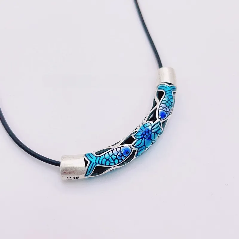 CUTE DAME S 990 Silver Necklaces Unisex Silver-3