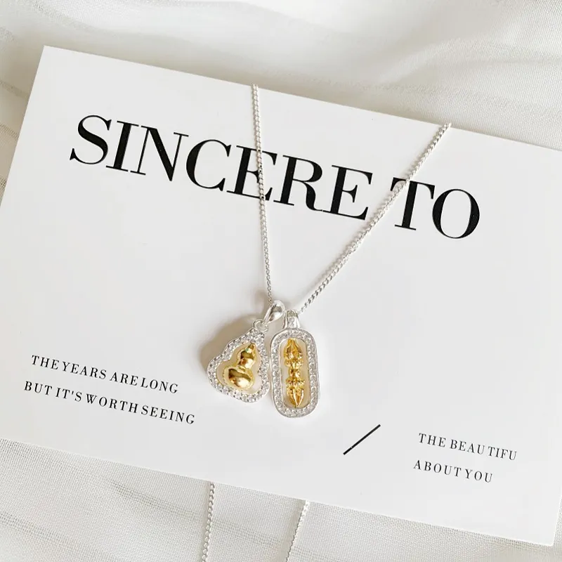 CUTE DAME S 990 Silver Necklaces Women's Silver-1