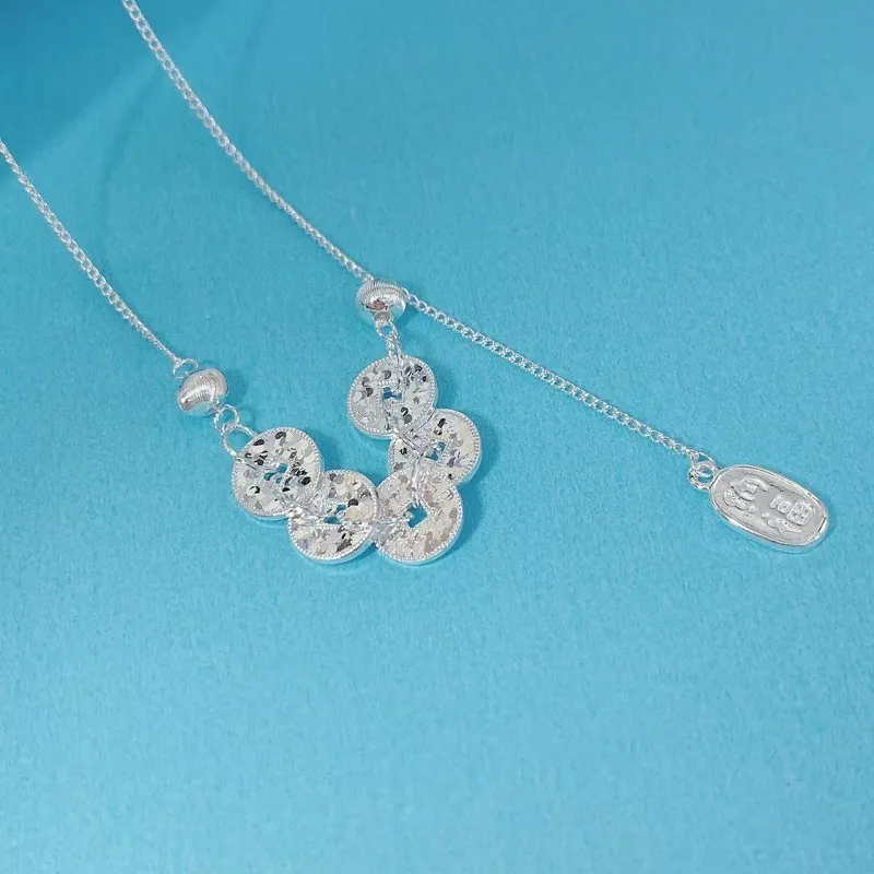CUTE DAME S999 Fine Silver Necklaces Women's-8