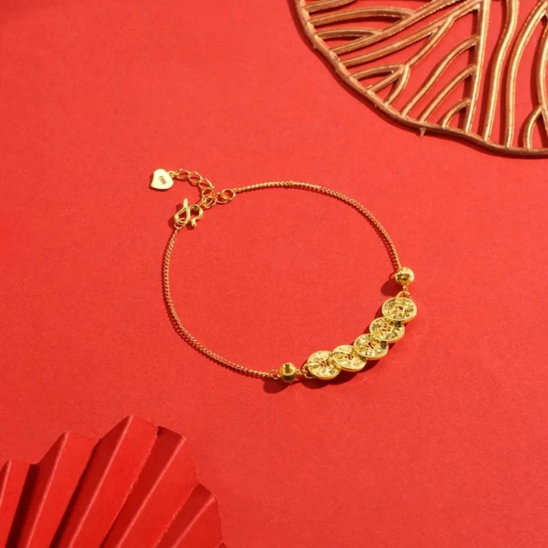CUTE DAME S999 Pure Silver Bracelets Women's Silver, Gold-1