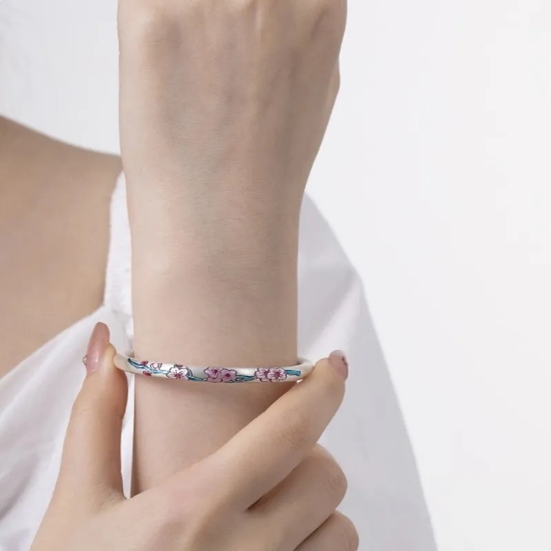 CUTE DAME S999 Sterling Silver Bracelets Women's Silver-1