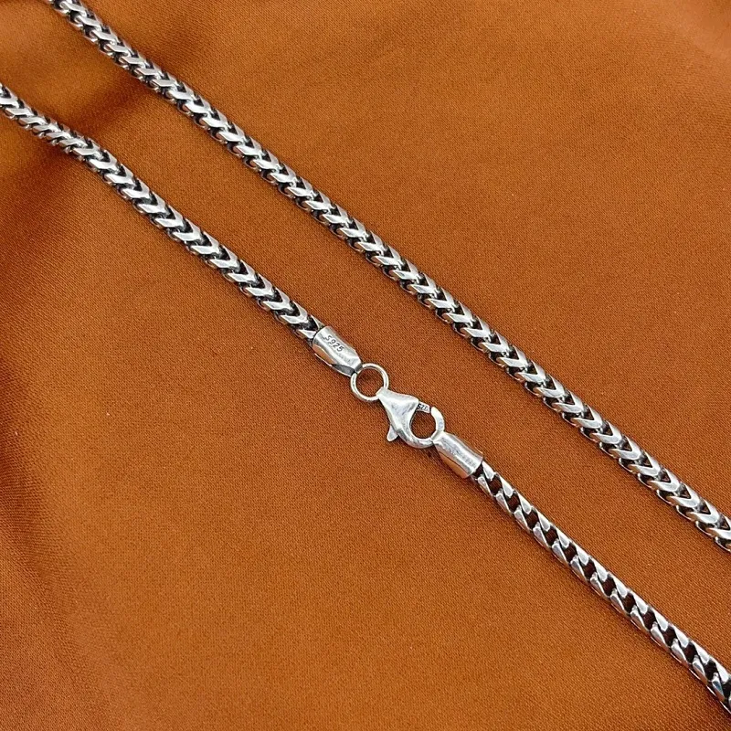CUTE DAME S925 Silver Necklaces Unisex Silver-2