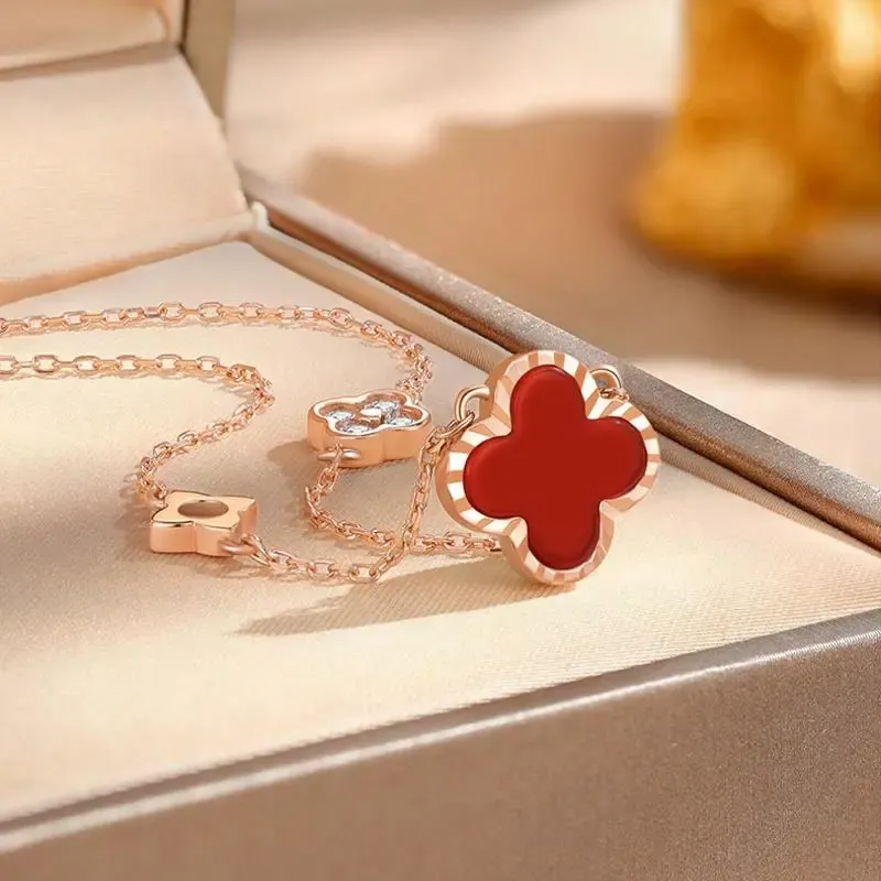 CUTE DAME Sterling Silver Necklaces Women's-7