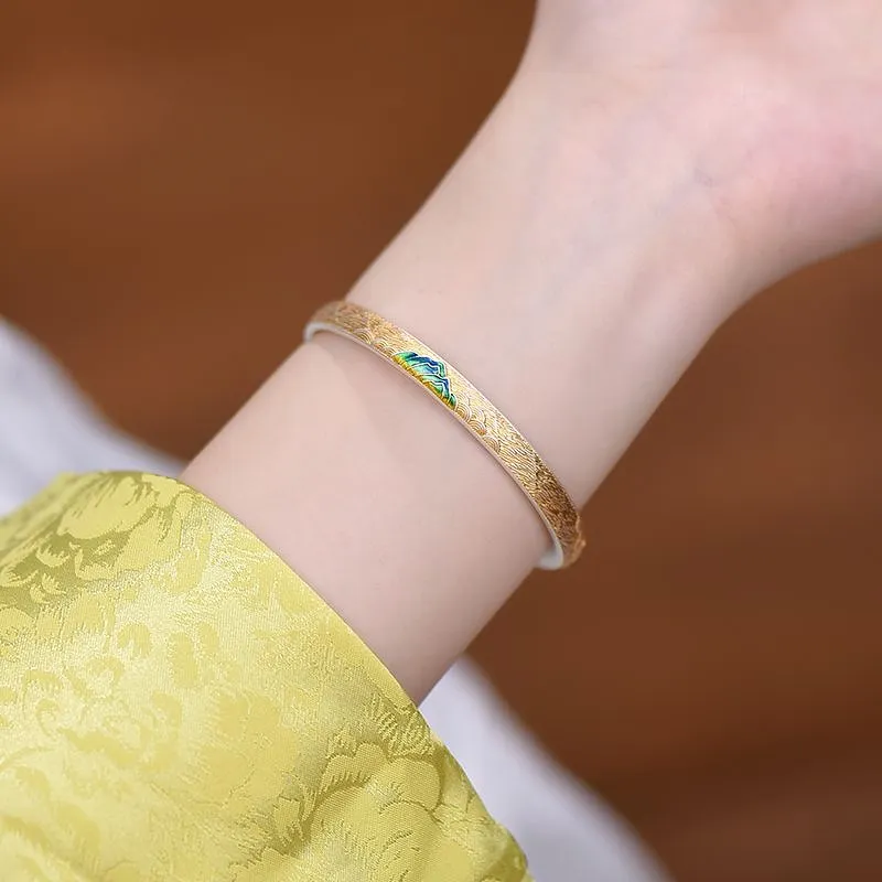 CUTE DAME S999 Sterling Silver Bracelets Women's Silver-4