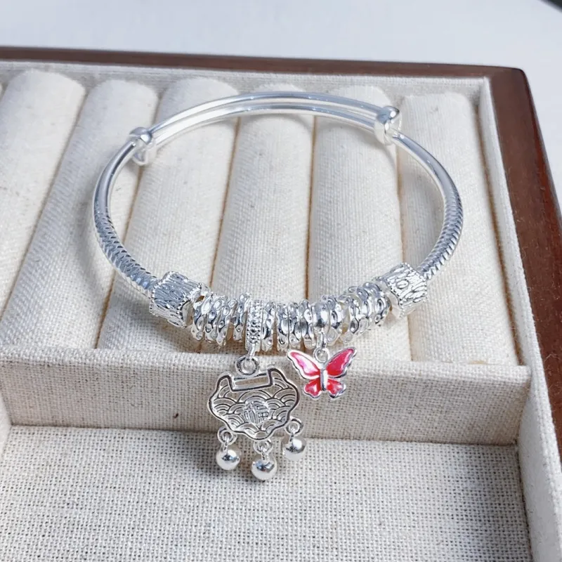 CUTE DAME S999 Sterling Silver Bracelets Women's Silver-2