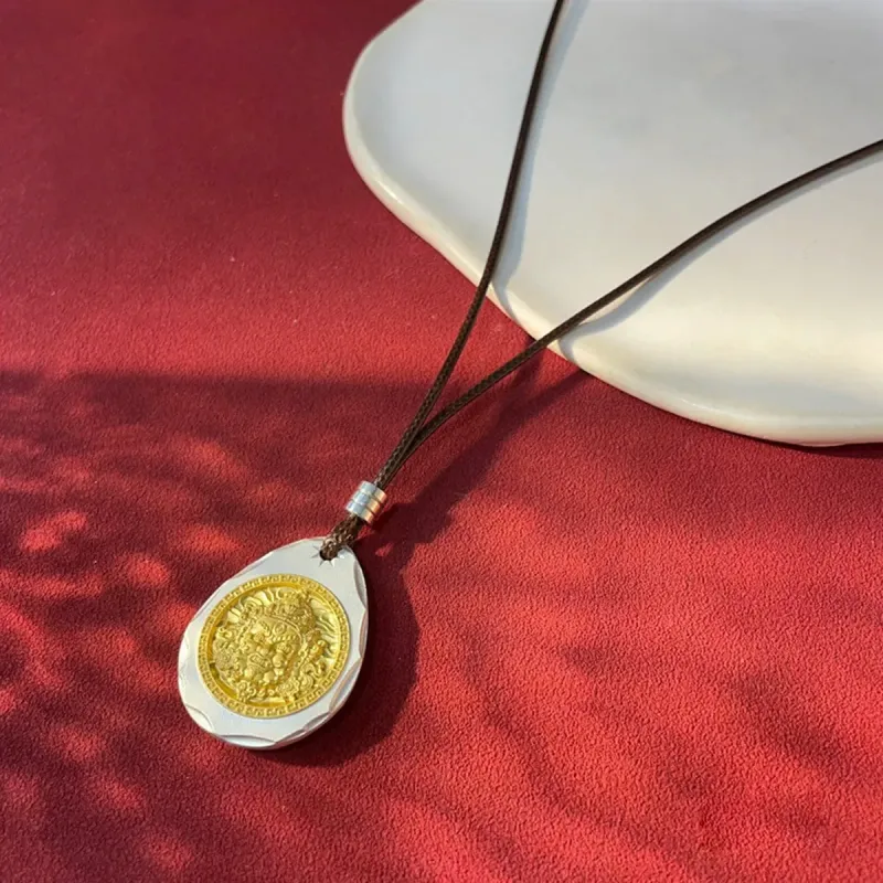 CUTE DAME Sterling Silver Necklaces Unisex-13