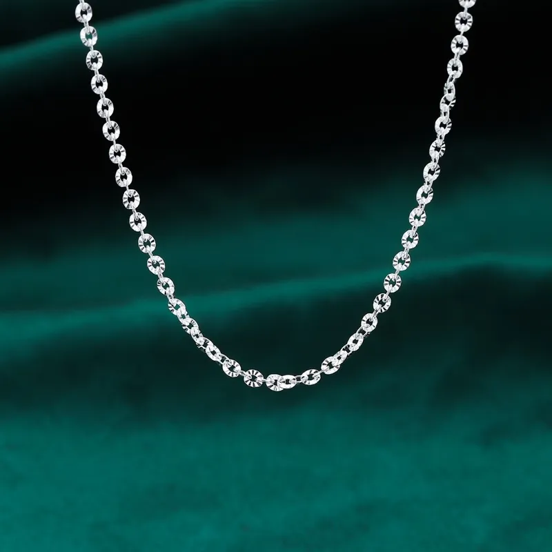 CUTE DAME S999 Sterling Silver Necklaces Women's Silver-2