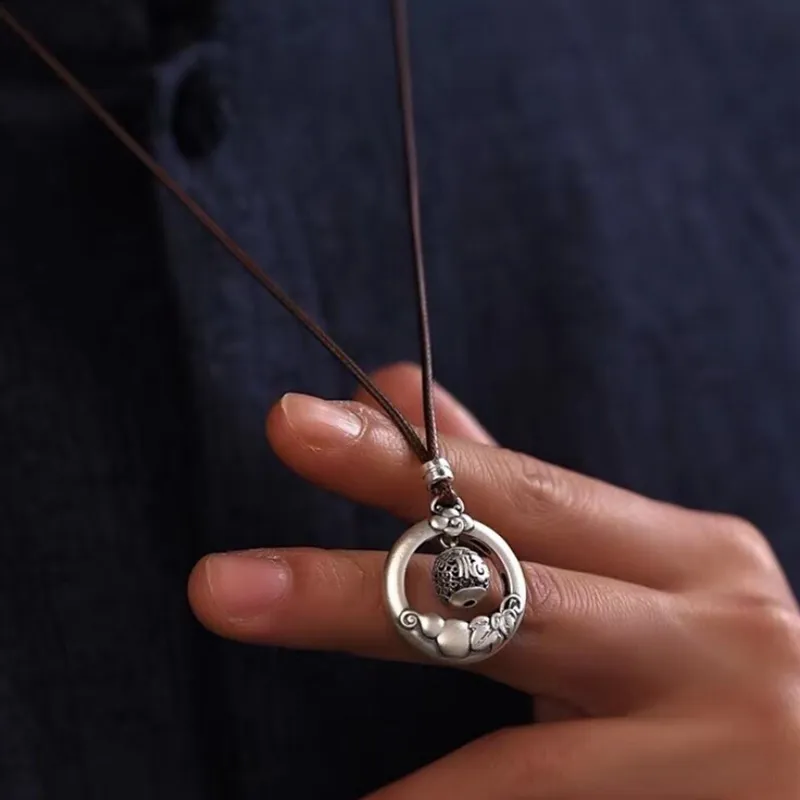 CUTE DAME S999 Sterling Silver Necklaces Unisex Silver-4