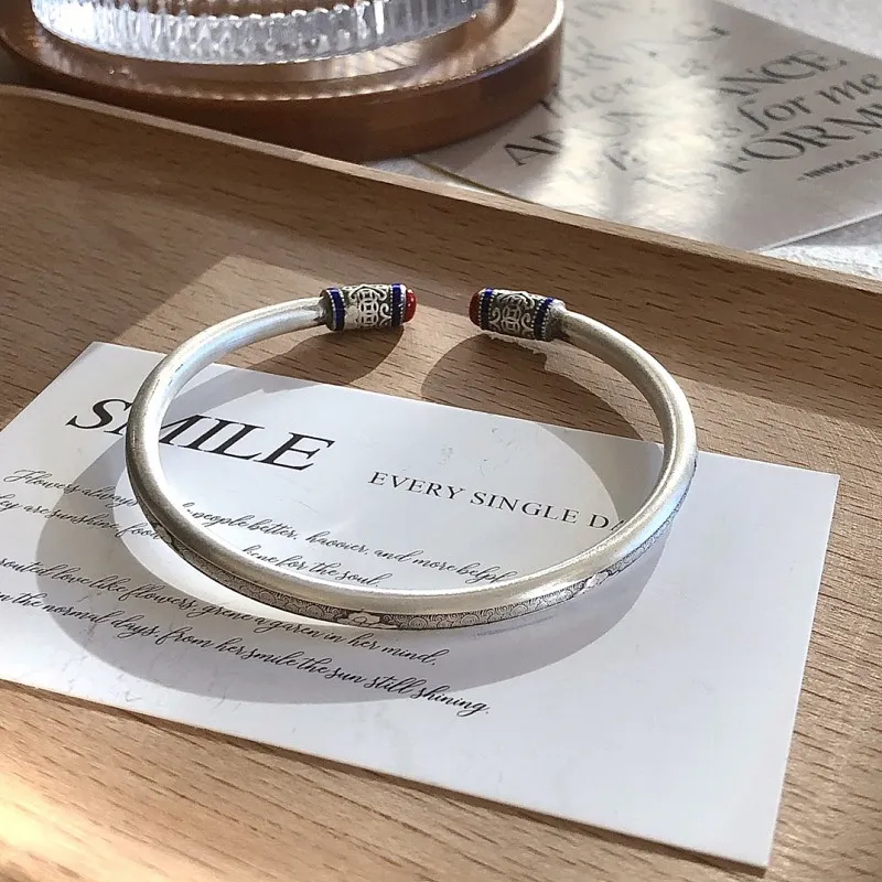 CUTE DAME S999 Sterling Silver Bracelets Women's Silver-3