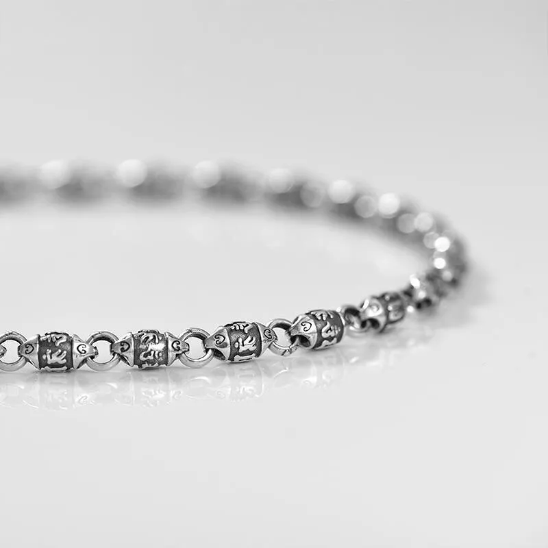 CUTE DAME S925 Silver Necklaces Unisex Silver-3