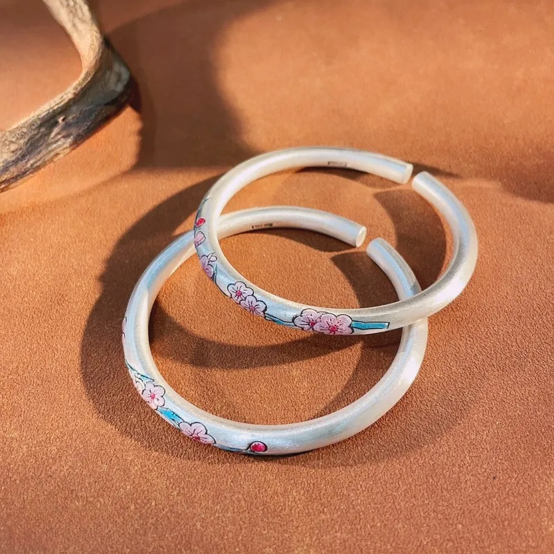 CUTE DAME S999 Sterling Silver Bracelets Women's Silver-6