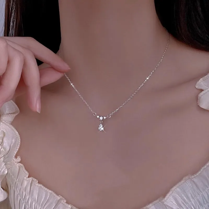 CUTE DAME S 999 Fine Silver Necklaces Women's-4