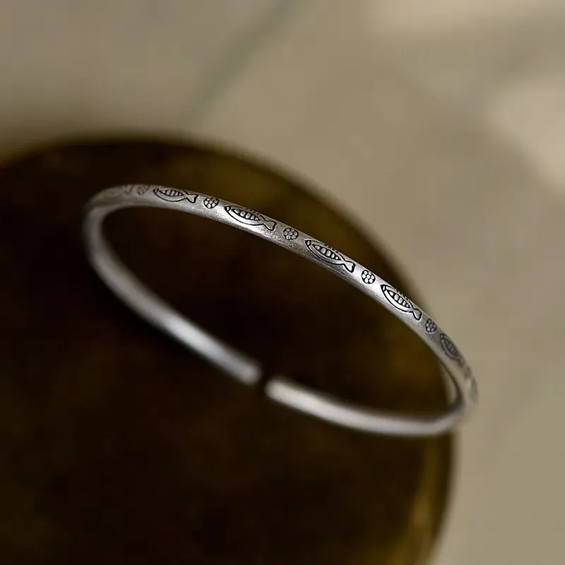 CUTE DAME S999 Fine Silver Sterling Silver Bracelets Women's Silver-3