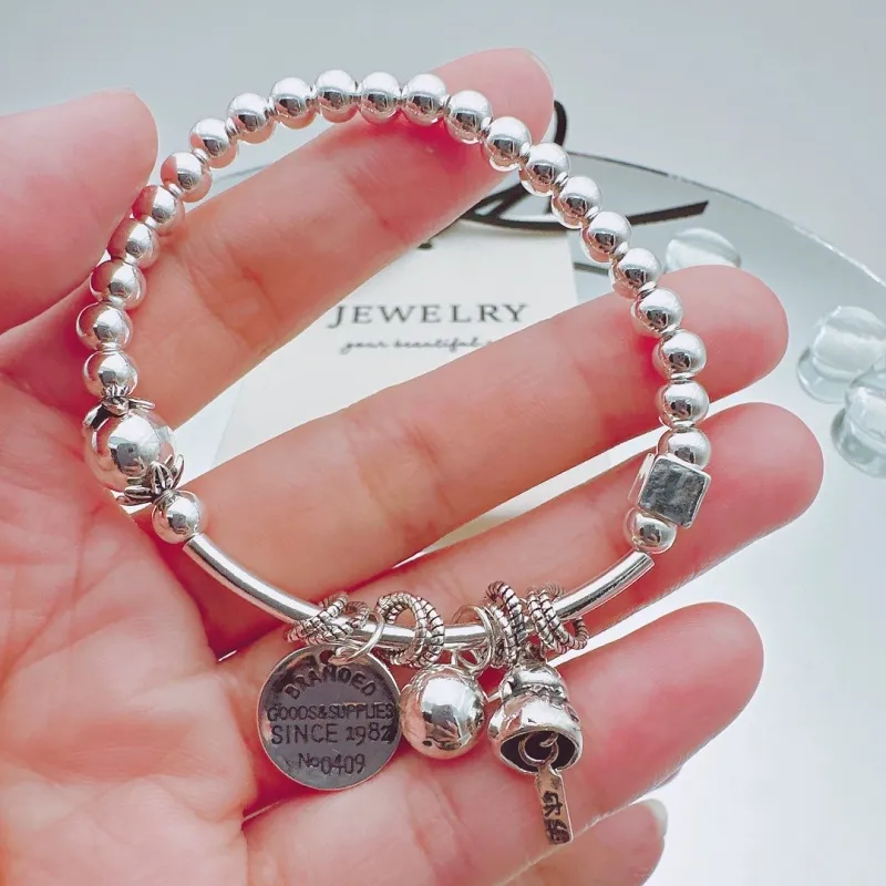 CUTE DAME S999 Pure Silver Bracelets Women's Silver-2