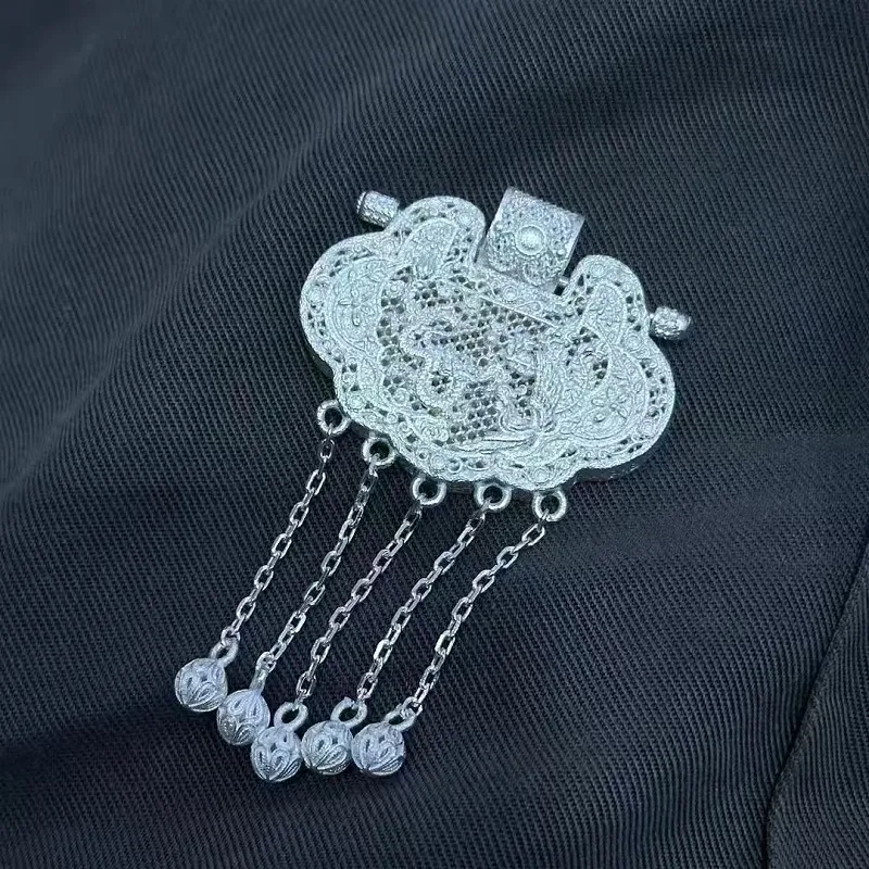 CUTE DAME Sterling Silver Necklaces Women's Silver-5