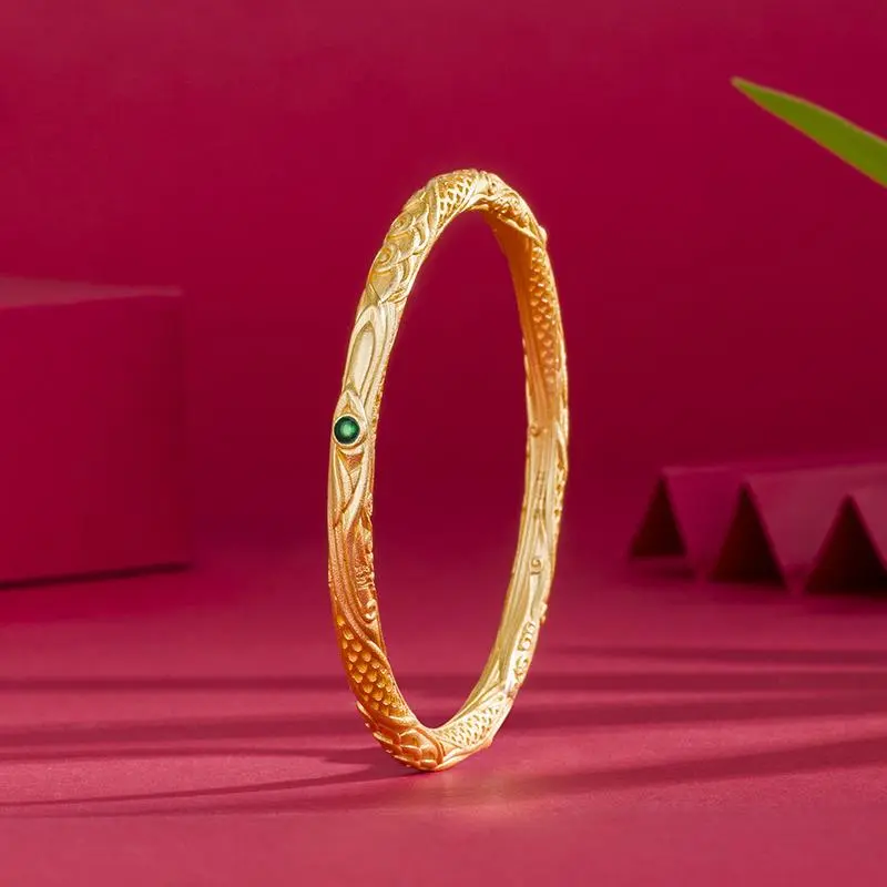 CUTE DAME Sterling Silver Bangles Unisex-7