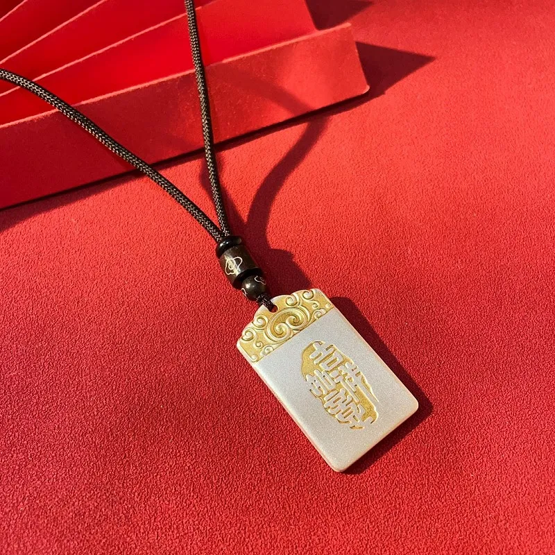 CUTE DAME S999 Sterling Silver Necklaces Unisex Silver-9