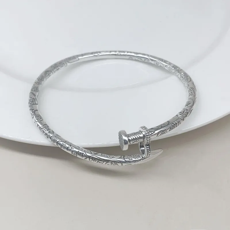 CUTE DAME 999 Fine Silver Sterling Silver Bracelets Women's Silver-4